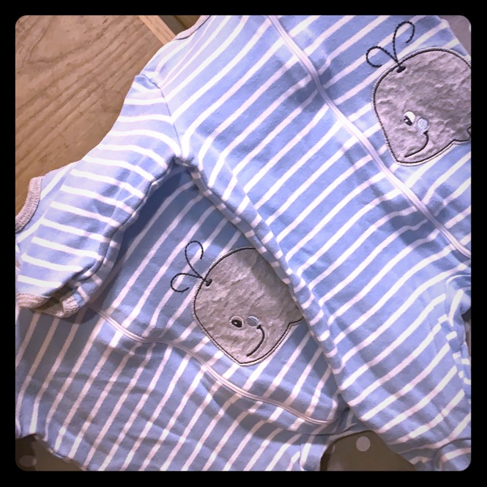 Baby boy sleepwear sleepers/ lightly used